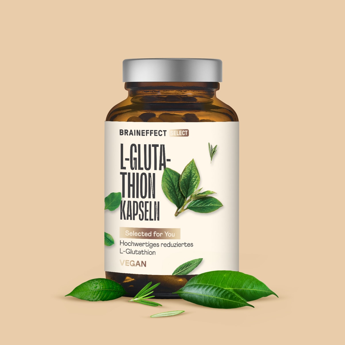 Glutathion Kapseln mit Kräutern